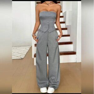 New Corset Pant Set Suit Size M